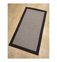 HALIMARKA KZ-SSL B3417E KREM SİYAH MODERN DEKORATİF HALI 80X150 CM