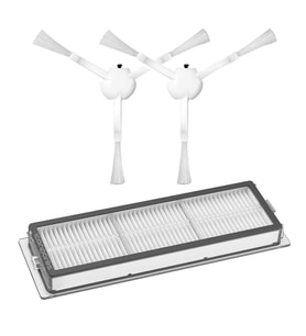 Xiaomi İle Uyumlu Mijia Mop 1C 2C 1T Mi 2Pro+ Dreame F9 Robot Süpürge Hepa Filtre ve Yan Fırça 2 Adet