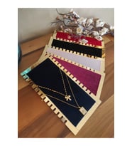 Ahşap Takı Organizer Stand 5'li Set, Kolye ve Bileklik Düzenleyici