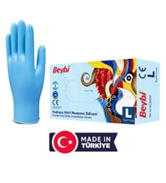 Pudrasız Nitril Muayene Eldiveni - Large (Büyük Boy)