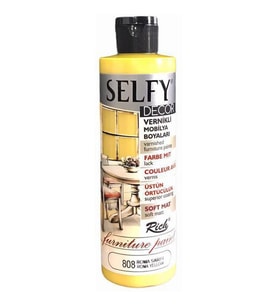 Rich Selfy Decor Vernikli Boya 240 cc 808 ROMA SARISI 