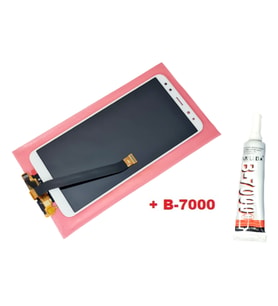 Tkgz Mate 10 Lite Uyumlu Lcd Ekran Dokunmatik B-7000 BEYAZ