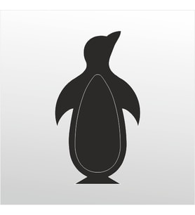 Folyo Sticker Penguen 70cm Uzunluk (Karışık)