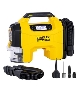 STANLEY SXVI02001 12V/18V 160 PSI Dijital Göstergeli Lastik&Yatak Şişirme+Araç Süpürgesi (Akü Dahil Değildir) SXVI02001