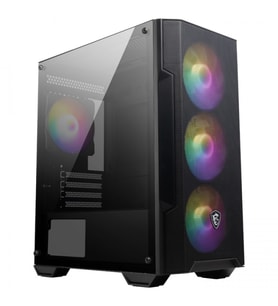 MSI MAG FORGE M100A 4x120mm ARGB mATX GAMING KASA