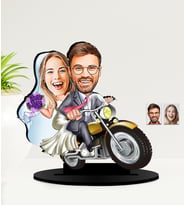 Kişiye Özel Karikatürlü  Sevgililer Günü Hediyesi   MDF Biblo