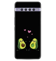 TCL 10 Plus Kılıf Silikon Desen Aşık Avokadolar 1642