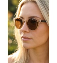 SUNSTOP UV400 Polarize Bal Rengi Unisex Güneş Gözlüğü 1355 C2054 - TR90 Esnek Dayanıklı Çerçeve