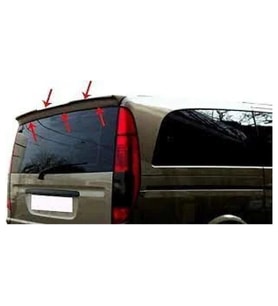 Mercedes Viano Uyumlu W639 Spoiler Bagaj Gt Fiber 2004 Ve Sonrası