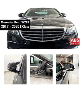 Mercedes W213 Yarasa Ayna Kapağı Piano Black Parlak Siyah