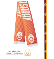 Galatasaray Orijinal Çizgili Şal Atkı (Sarı-Kırmızı)