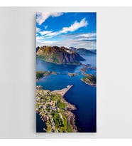 Adalar Manzara Panoramik Kanvas Tablo