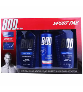 Bodman Really Ripped Abs Sport Pak Erkek Hediye Seti – Vücut Spreyi & Duş Jeli Kombinasyonu