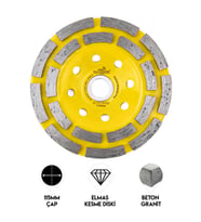 115mm Segmentli Turbo Elmas Taşlama Diski