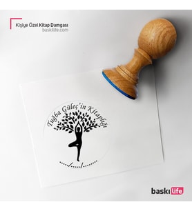 Kişiye Özel Kitap Damgası Kitap Mührü Kaşe Kitap Mühür Özel Damga 127