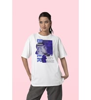 He Is Back Justin Bieber Baskılı Unisex Tişört, Oversize Şarkıcı Tişört