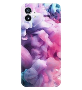 Nothing Phone 1 Kılıf Desenli Silikon Pink Cloud 1305
