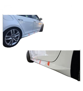 Volkswagen Golf 7 (2012-2019) Aerodinamik Yan Marşpiyel Seti (Plastik)