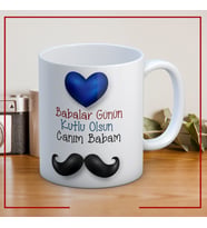 Canım Babam Baskılı Babalar Günü Kupa Bardak Kahve Kupa Bardak-28