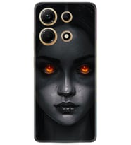 Infınıx Note 30 Pro Kılıf Desenli Silikon Platinium Series Dark Woman 1887