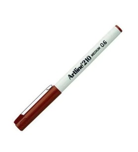 ARTLİNE EK-210N KEÇE UÇLU KALEM 0.6mm KOYU KAHVERENGİ