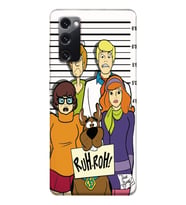 Samsung Galaxy S20 FE Uyumlu Scooby Doo Tasarımlı Şeffaf Telefon Kılıfı