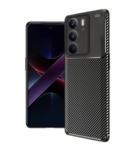 Realme C75 4G Auto Focus Karbon Kapak - Siyah