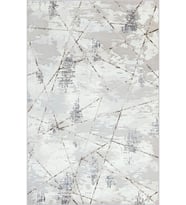 Eliana Home Baskılı, Yıkanabilir Kaymaz Taban Salon Halısı LNA0745 100x150 cm (Gri)
