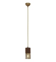 AVONNI AV-60265-1E Eskitme Kaplama Modern Avize E27 Metal Ahşap 9cm