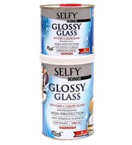 Rich Selfy Decor Glossy Glass Sıvı Cam Vernik 1000+500 gr