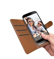 Celly Wally XL Üniversal 4.5" 5.0" Telefonlar ile Uyumlu Kapaklı Kılıf Siyah