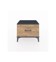 Hyperion Komodin Tek Çekmeceli 60x44x48 Antrasit-Çam