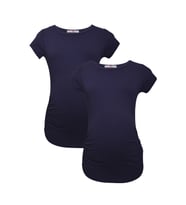 LuvmaBelly MYRA2010_2010 Hamile tshirt seti (Lacivert)