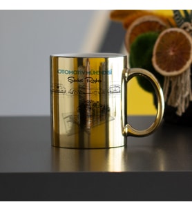 Otomotiv Mühendisi Gold Kupa Bardak