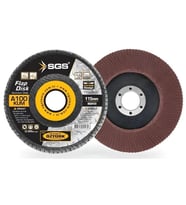 SGS115mm Flap Disk 100 Kum (Aluminium Oxide) SGS 433