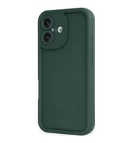 iPhone 16 Kılıf Viera Silikon - Koyu Yeşil