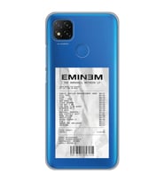 Xiaomi Redmi 9C / 10A Uyumlu Eminem Tasarımlı Şeffaf Telefon Kılıfı