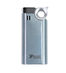 Black Martin Tek Torch Pürmüz Gümüş Puro Çakmağı - TR9288