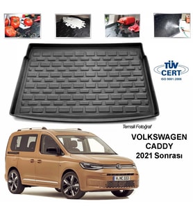 Volkswagen Caddy Bagaj Havuzu Paspası 2021 Sonrası