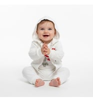 KIZ BEBEK 0-3 AY %100 PAMUK NAKIŞLI PREMİUM KALİTE SET (Beyaz)