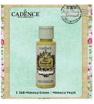 Cadence Style Matt Enamel Cam & Porselen Boyası 59 ml. E-360 Mimoza Yeşili 