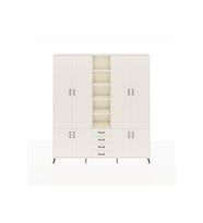 Arges Gardrop 17 Raflı 4 Çekmeceli 8 Kapaklı 220x30x243 Aytaşı-Aytaşı