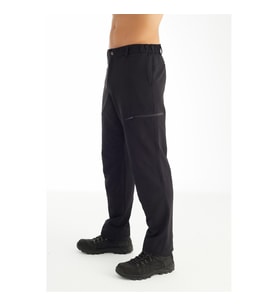 Crozwise Outdoor - Erkek Siyah Likralı Yazlık Spor Pantolon - 2178-06