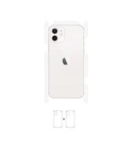 Apple iPhone 12 Arka-Yan Koruyucu Poliüretan Film Wrapsol