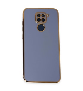 Xiaomi Redmi Note 9 Kılıf Volet Silikon - Mavi
