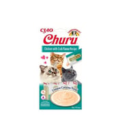 CIAO Churu Cream Tavuklu ve Yengeçli Krema Kedi Ödül Maması 14 Gr (4'lü)