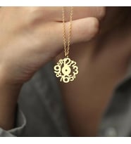 Kişiye Özel Tasarım Saat Kolye 925K Gümüş (Gold)