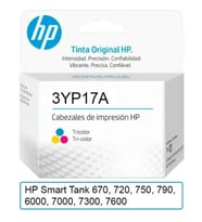 Hp Hp 3YP17A Renkli Orjinal Baskı Kafası