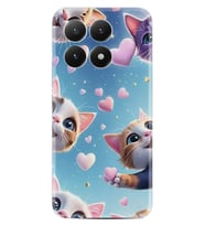 Xiaomi 15T Pro Kılıf Boutique Baskılı Resimli Kalp ve Kedi Pcode -035