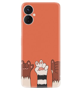Tecno Spark 9T Kılıf Resimli Desenli Silikon Platinium Series Three Hand 1818